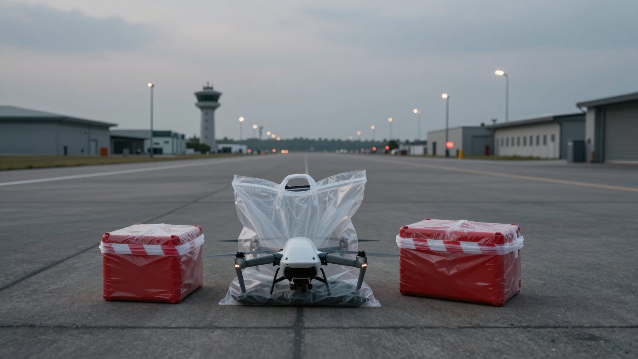Des enquêteurs trouvent un drone supplémentaire et des explosifs à l'aéroport de Leipzig