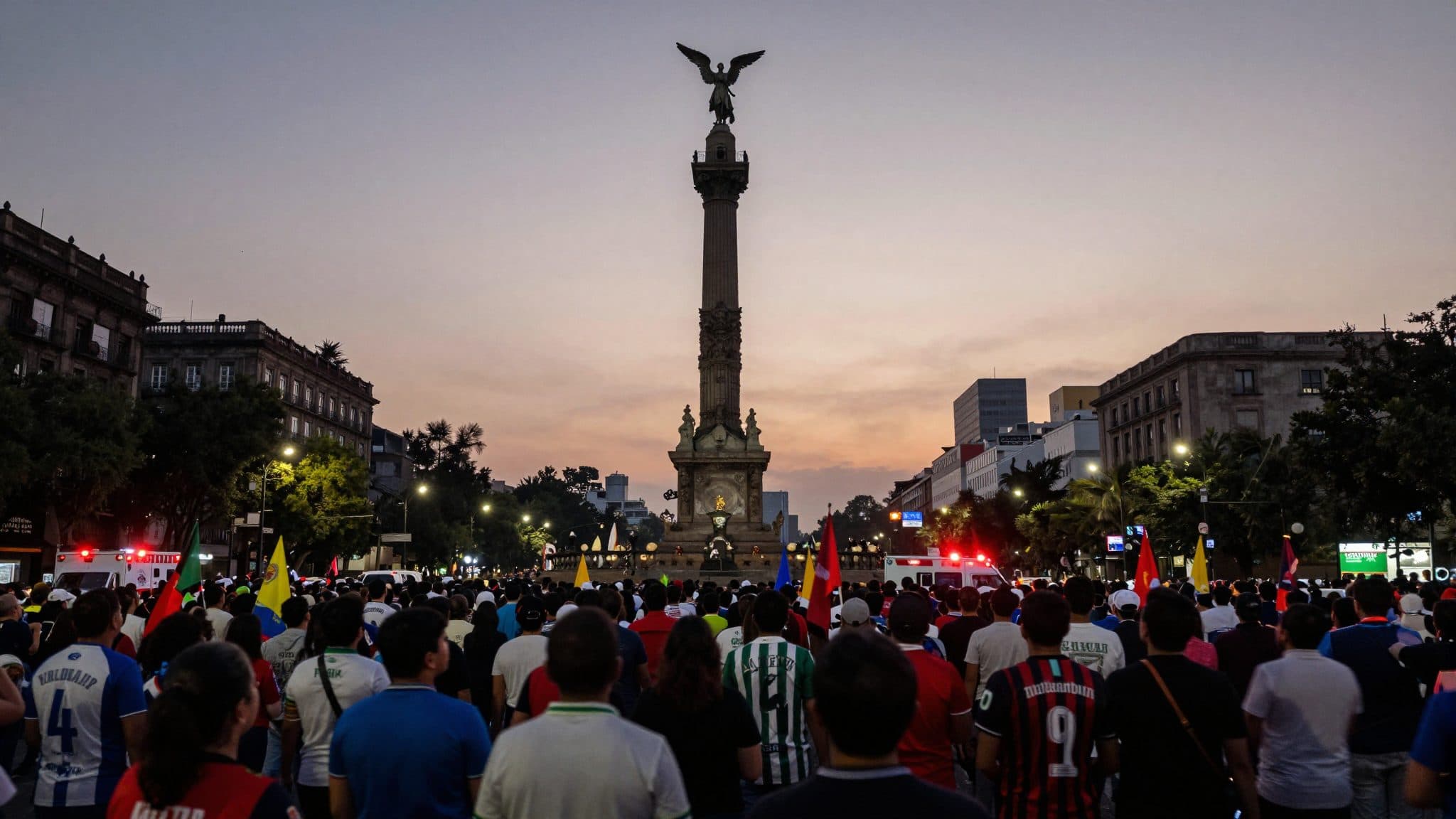 Trois morts lors d'une fête de la victoire à Mexico – une voiture fonce dans la foule