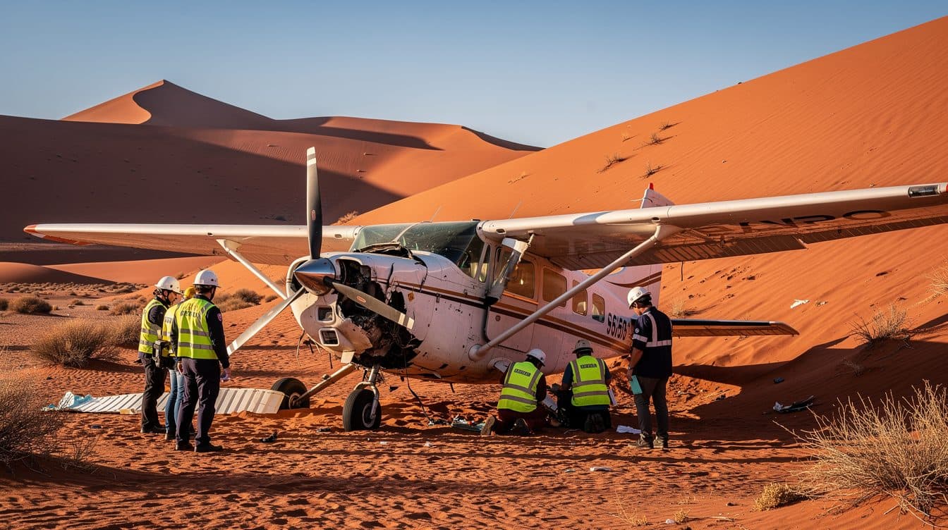 Crash d'avion en Namibie : la famille Lohmiller parmi les victimes, une tragédie pour Heilbronn