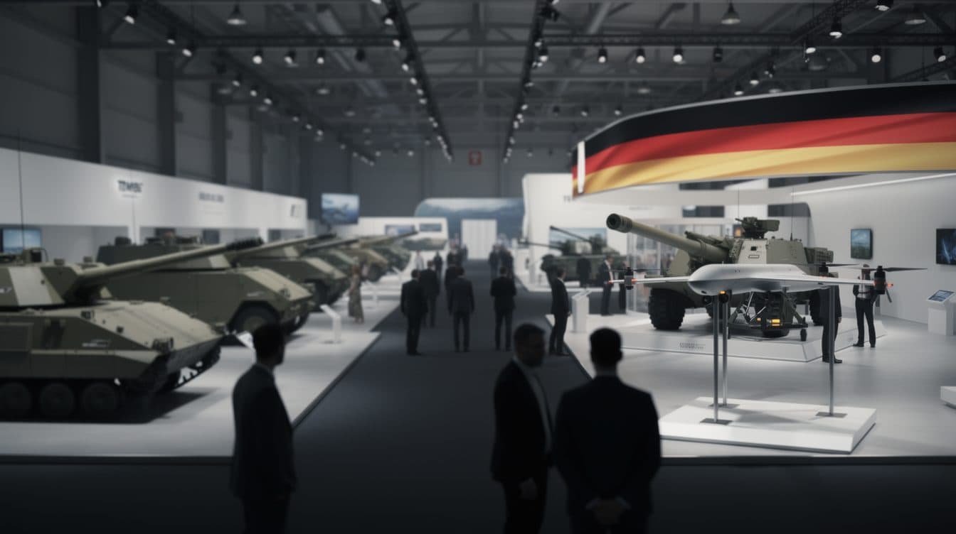 Après le fiasco du FCAS : l'industrie de l'armement allemande se présente à Paris avec une centaine d'entreprises