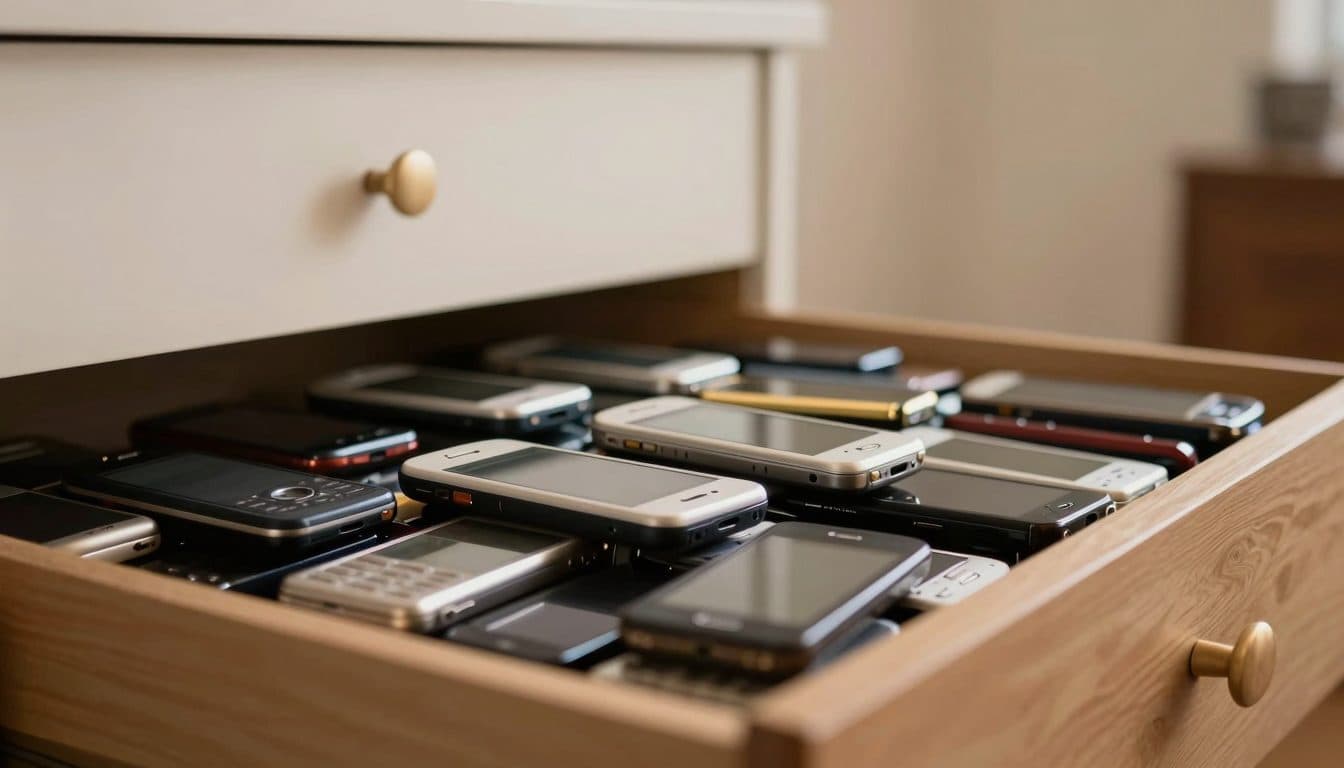 Étude : Une tonne d'or sommeille dans les vieux téléphones portables allemands inutilisés