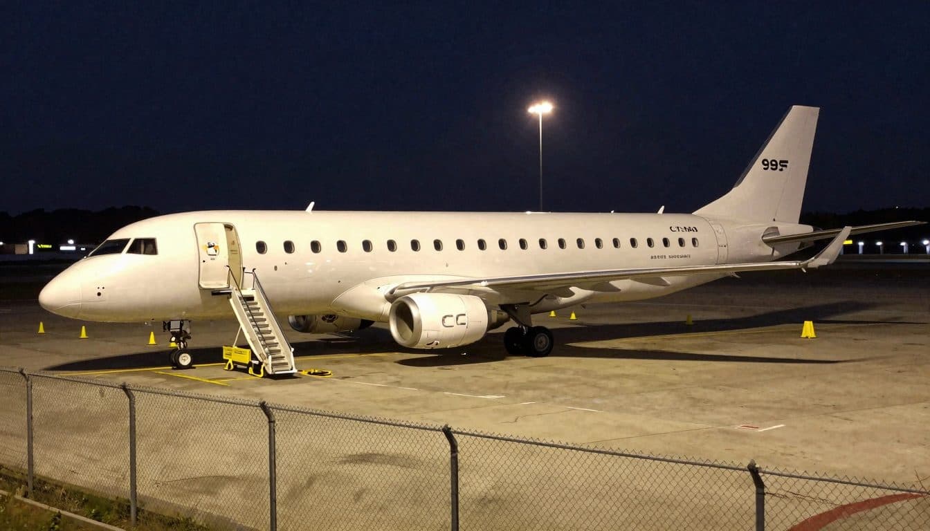 Un inconnu passe la nuit dans un avion d'AUA à l'aéroport de Košice