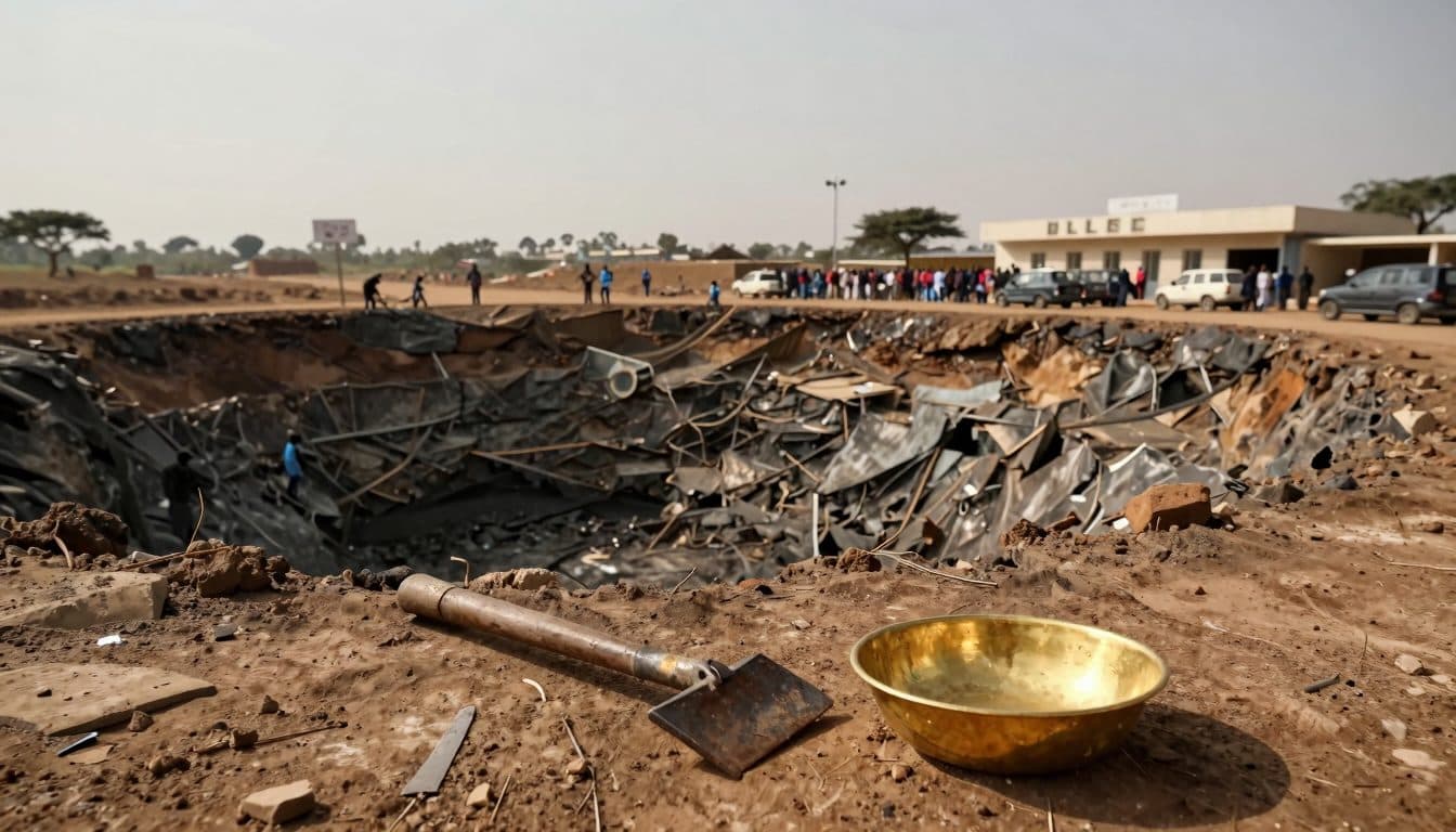 Une mine d'or s'effondre : 30 morts en République centrafricaine