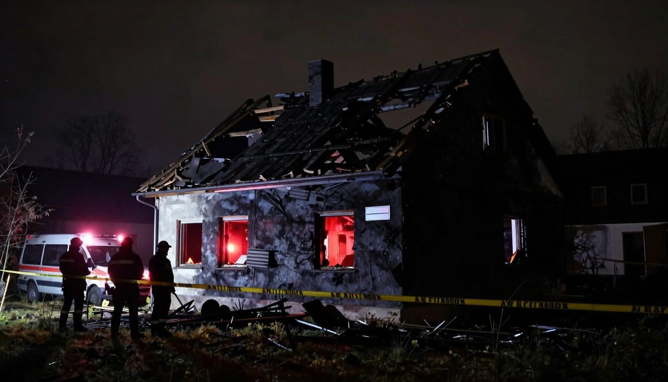 Incendie criminel à Altenmarkt : un homme de 40 ans met le feu à la maison de son époux