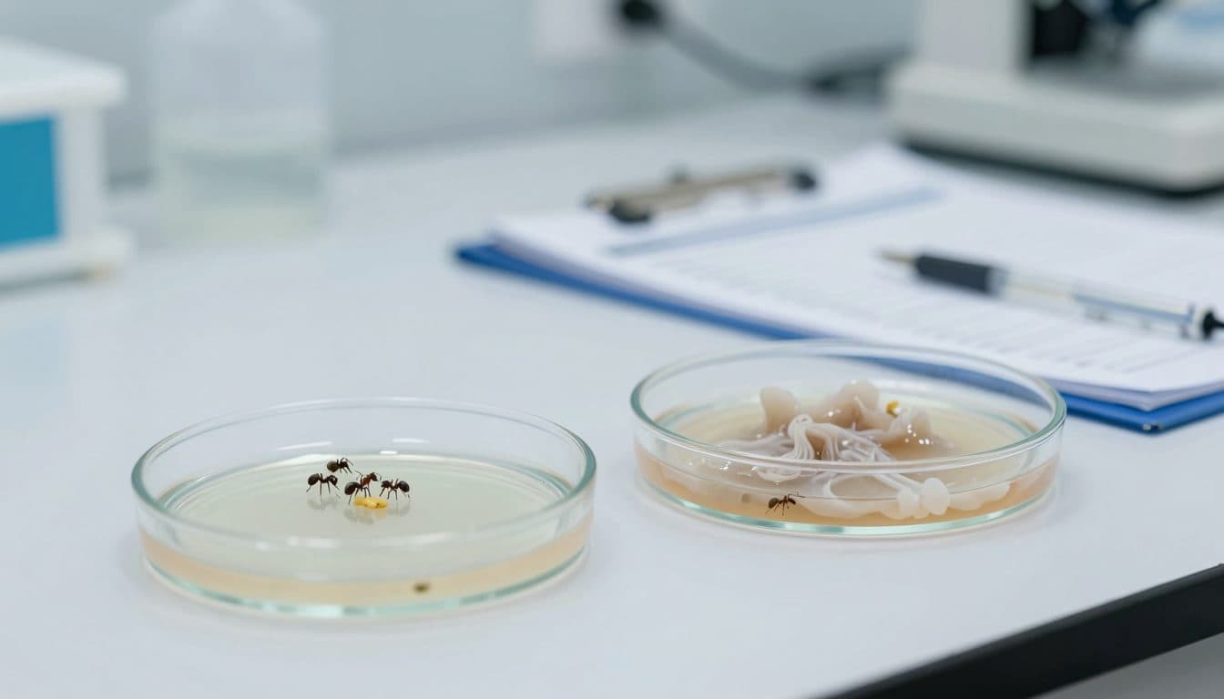 Étude à Graz : la caféine ralentit l'infection fongique chez les fourmis et prolonge leur activité