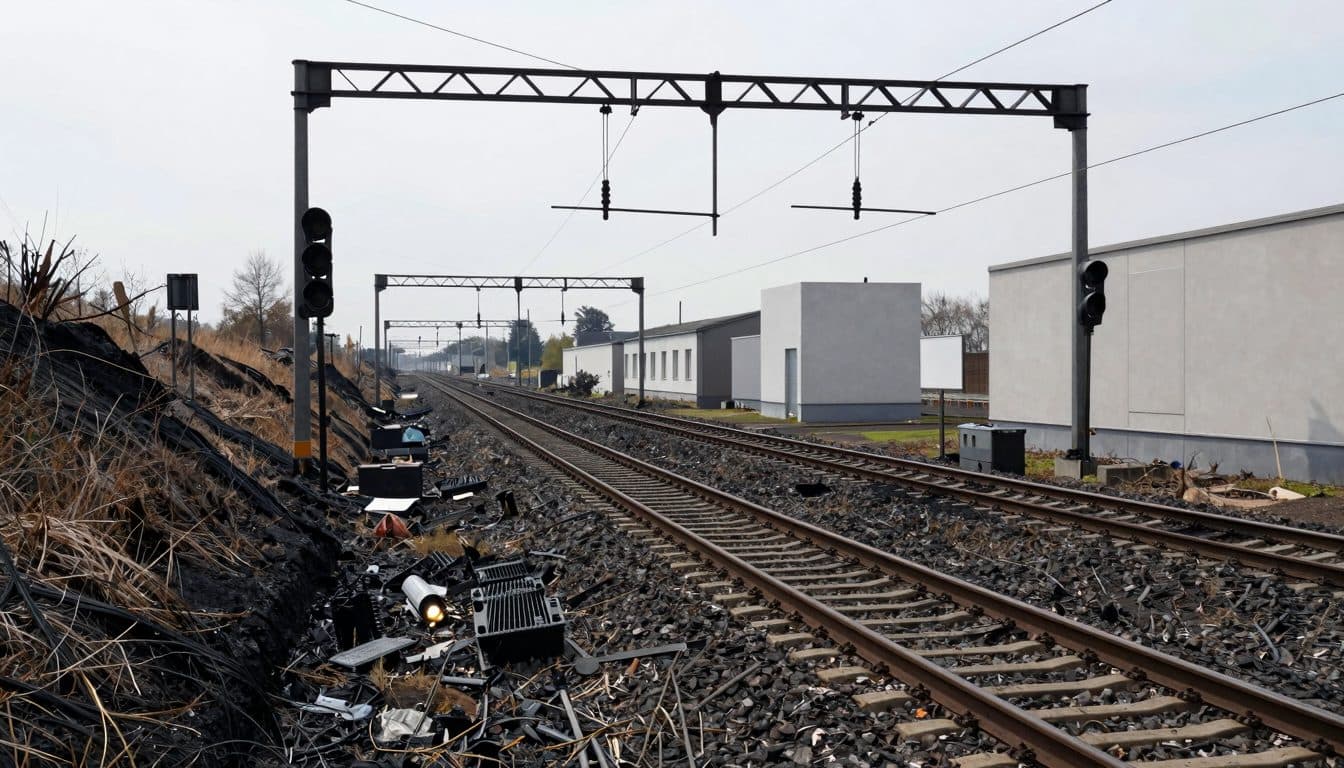 Incendie sur la ligne Cologne-Düsseldorf : la police enquête pour sabotage, un revendication d'un groupe d'extrême gauche