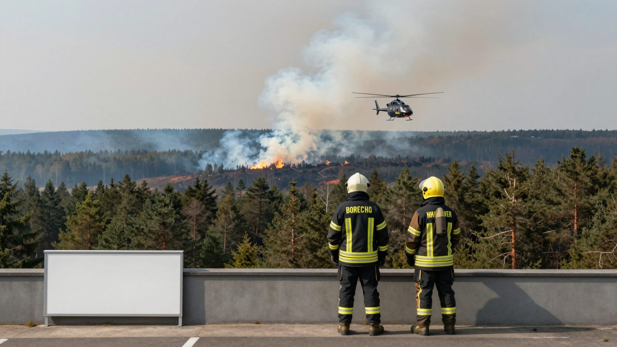 Incendie de forêt dans les Hautes Fagnes menace Monschau et Hürtgenwald