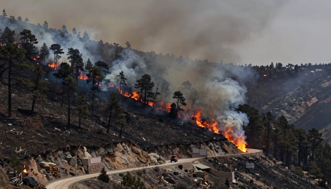 Incendie majeur dans l'ouest de l'Espagne : 2 200 hectares détruits – le gouvernement régional suspecte un acte criminel
