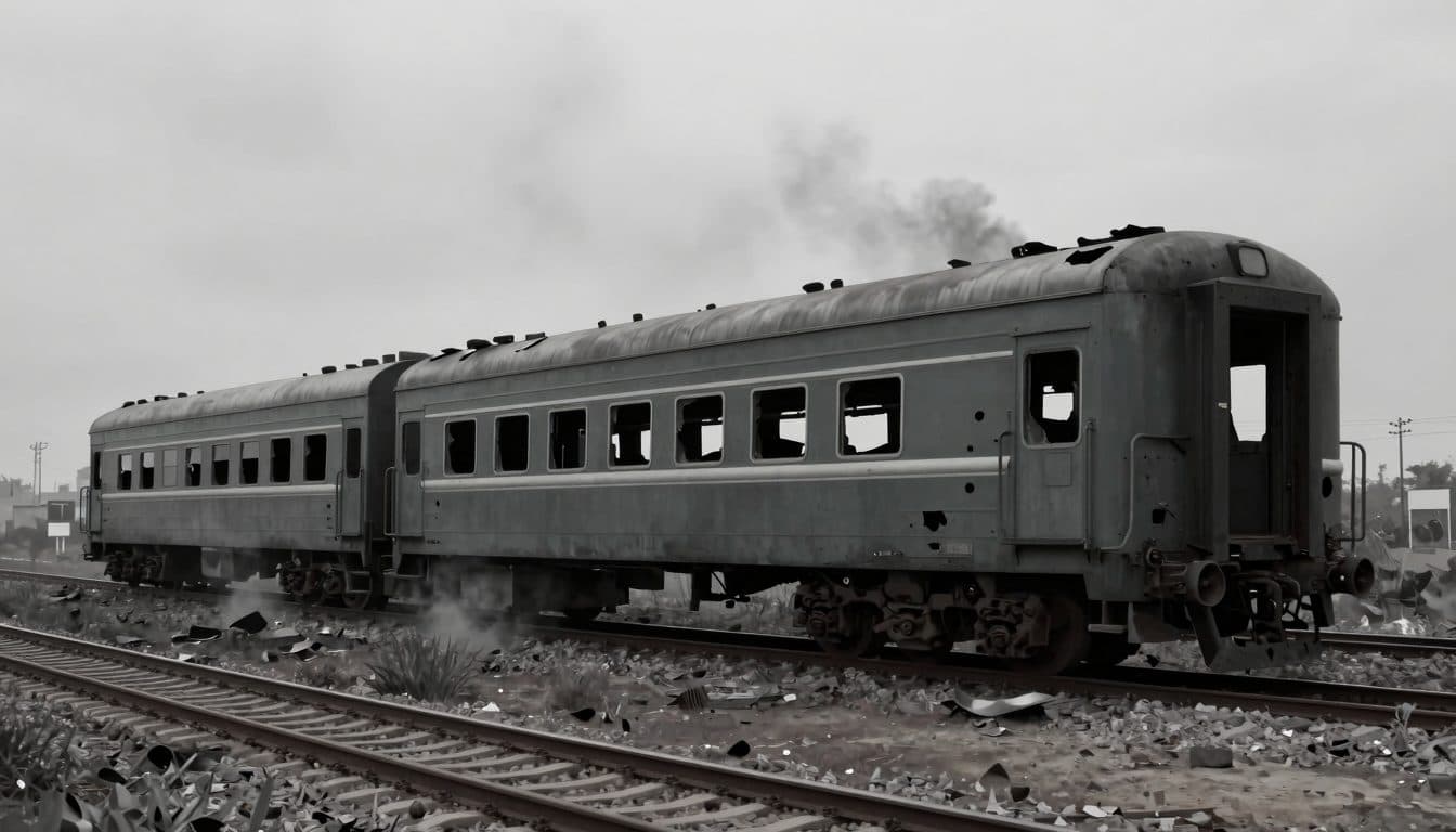 Attaque de drone russe contre un train de voyageurs en Ukraine : deux morts