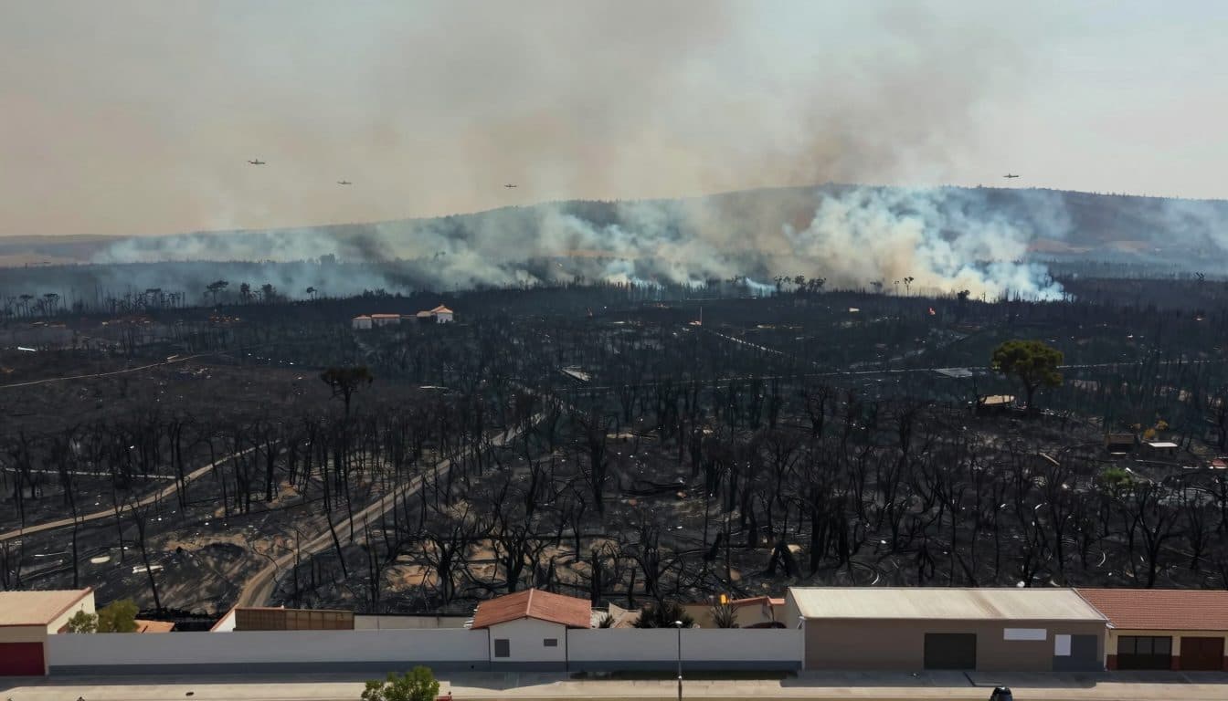 Un incendie de forêt fait rage au nord-est de Madrid depuis plusieurs jours – les autorités entrevoient les premiers signes d'un tournant