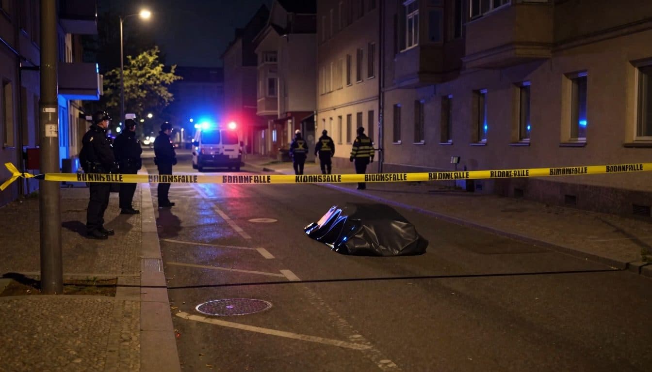 Accident de la route mortel à Berlin-Friedrichsfelde : un piéton meurt après une collision avec une moto
