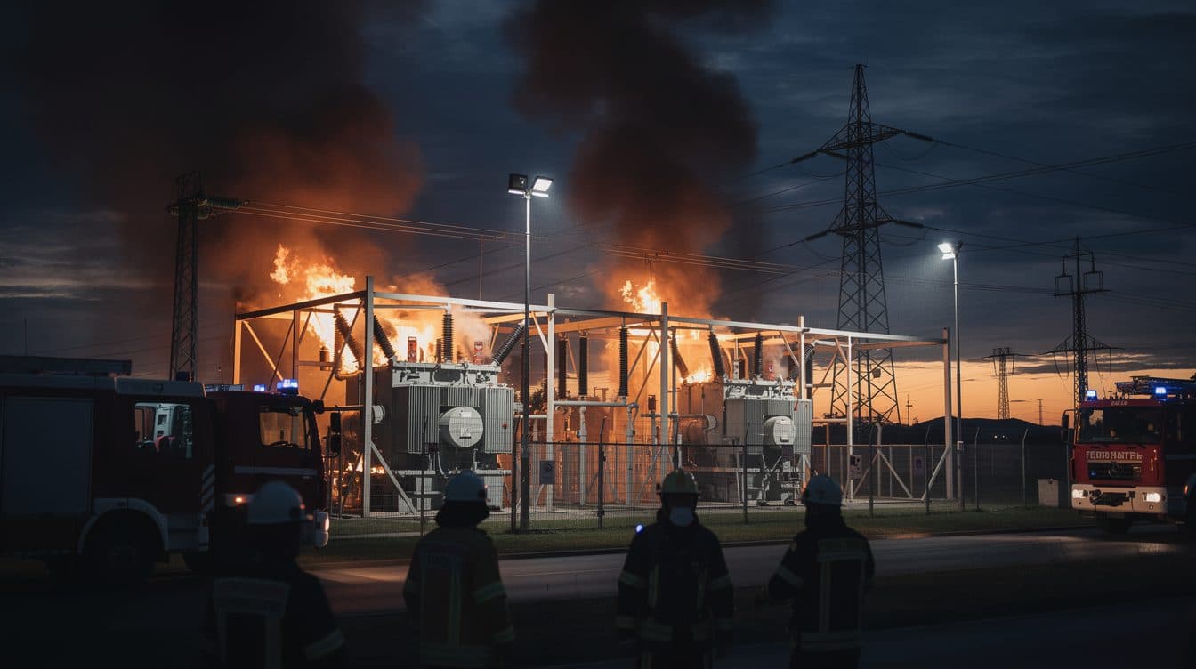 Incendie dans un poste de transformation à Reutlingen : environ 30 000 personnes privées d'électricité