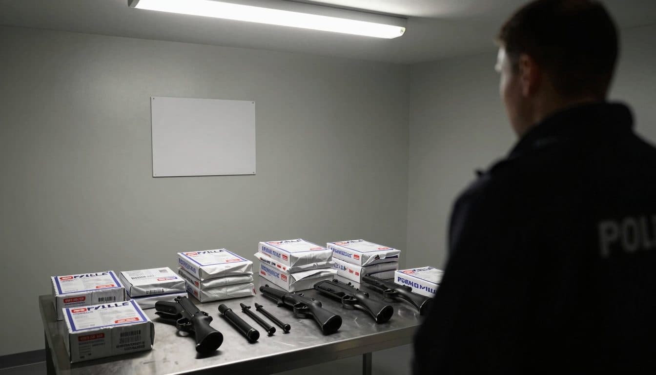 Russe de 35 ans arrêté à Vienne pour trafic illégal de pièces d'armes