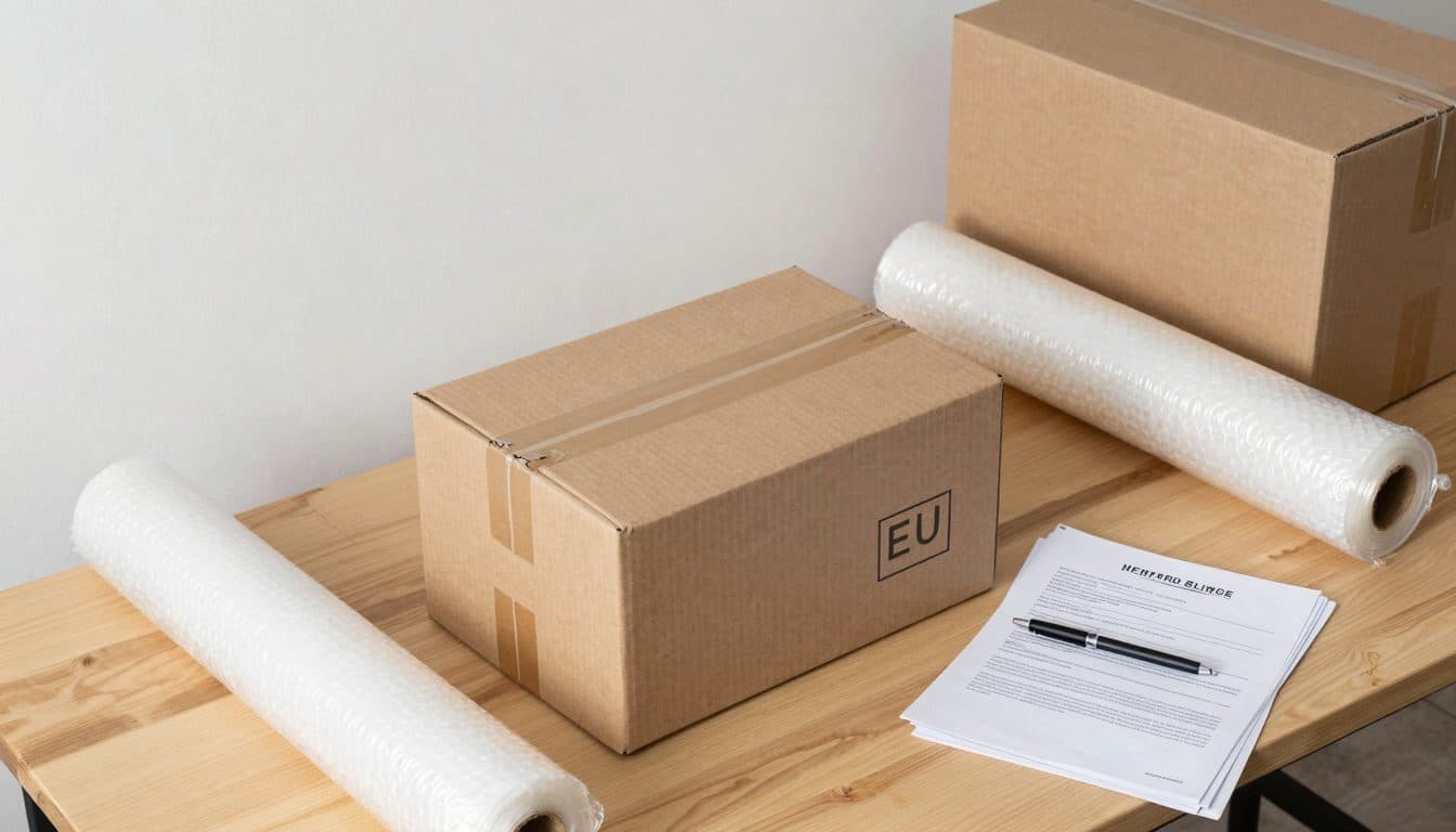 Nouvelles règles européennes sur les emballages : premiers commerçants à suspendre les expéditions vers d'autres pays de l'UE