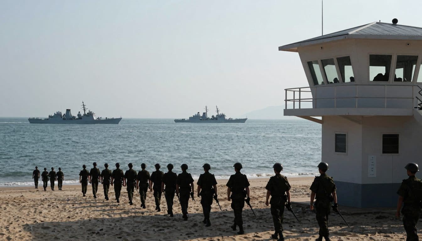 Le président taïwanais Lai Ching-te supervise un exercice militaire de grande ampleur sur la côte