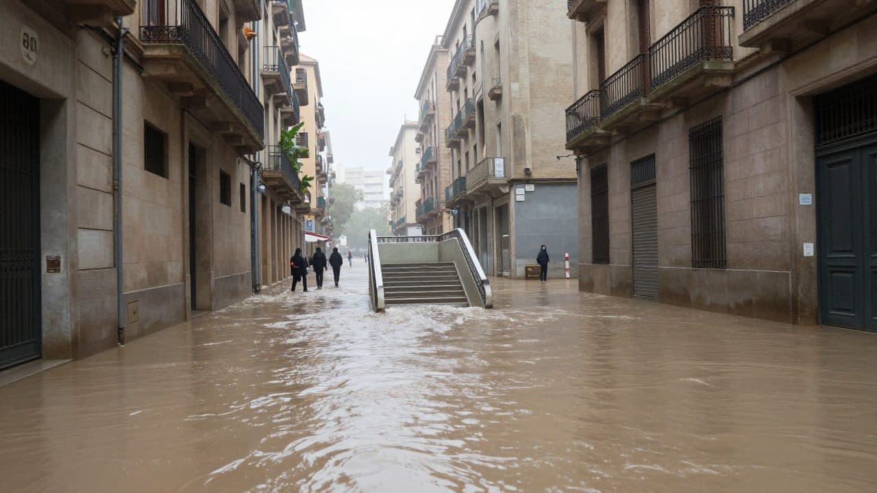 Les inondations à Barcelone et en Catalogne font au moins trois morts après des pluies record