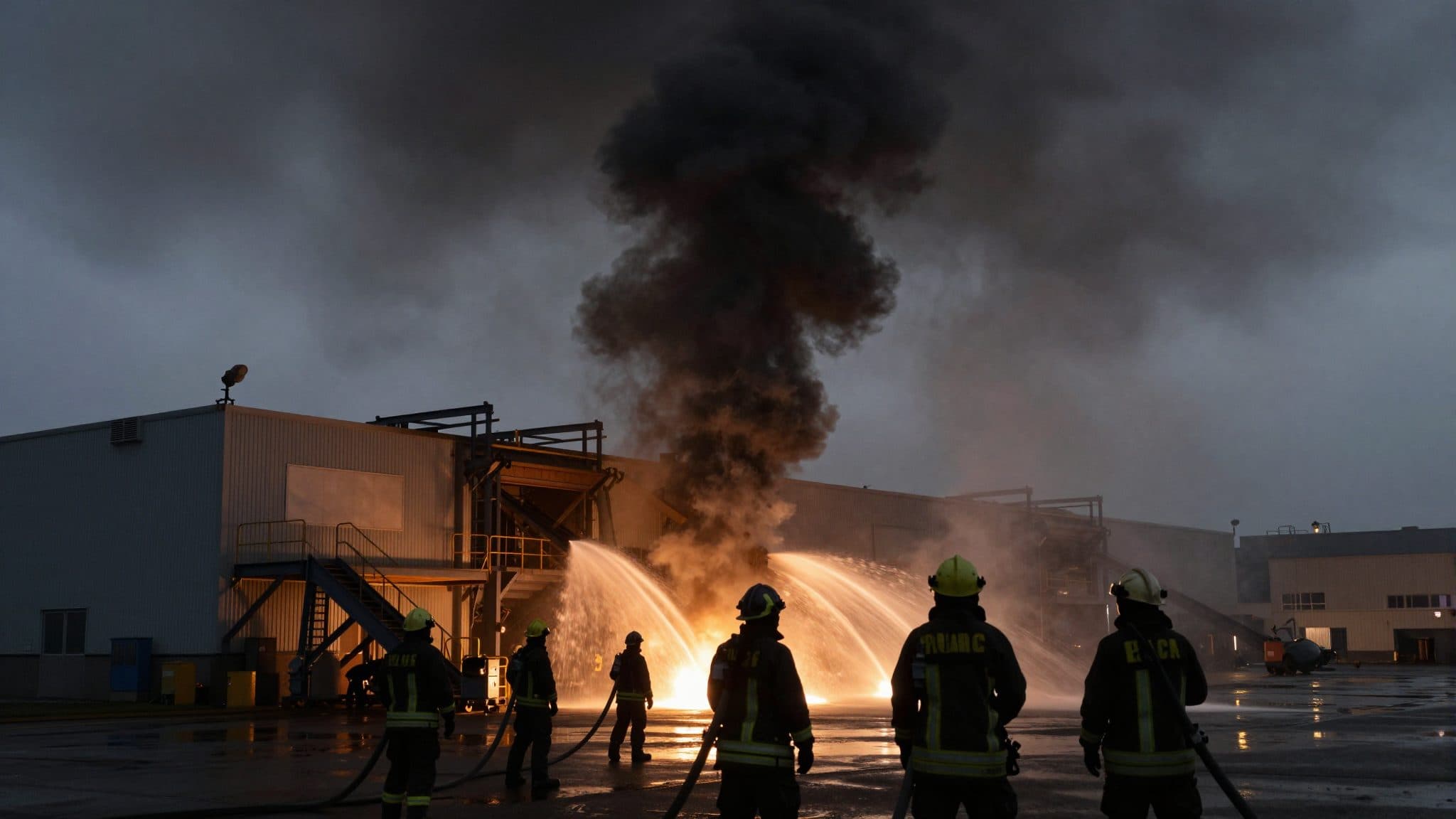 Une pile mal éliminée déclenche un vaste incendie dans une installation de tri à Steyr