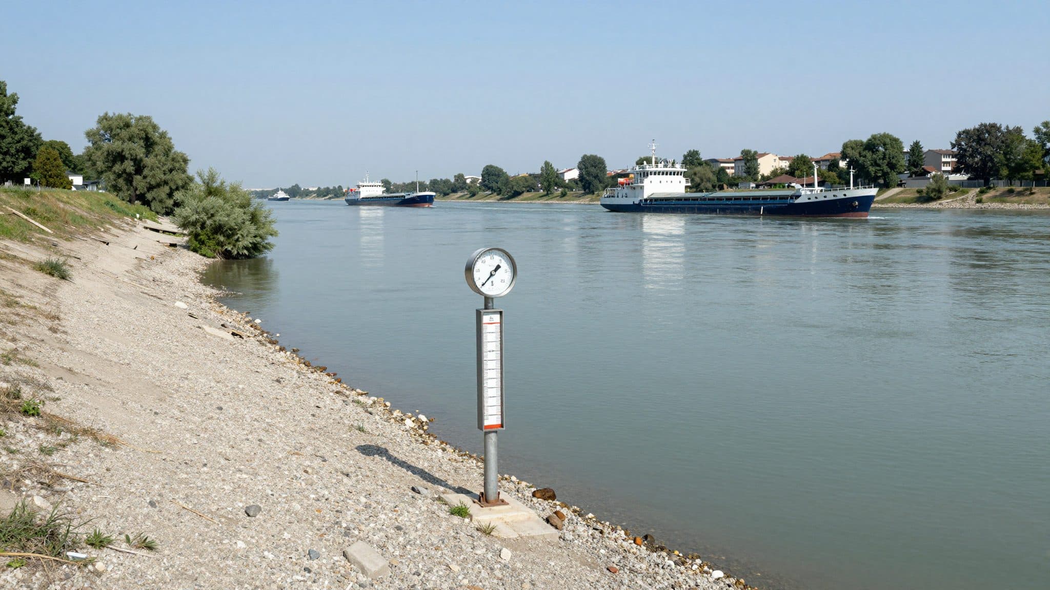 Les basses eaux du Danube contraignent les compagnies fluviales à un service restreint et à des allégements de cargaison