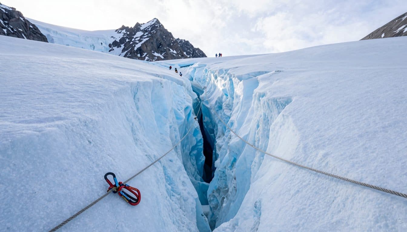 Un jeune homme de 23 ans fait une chute de 20 mètres dans une crevasse glaciaire au Taschachferner, dans le Tyrol