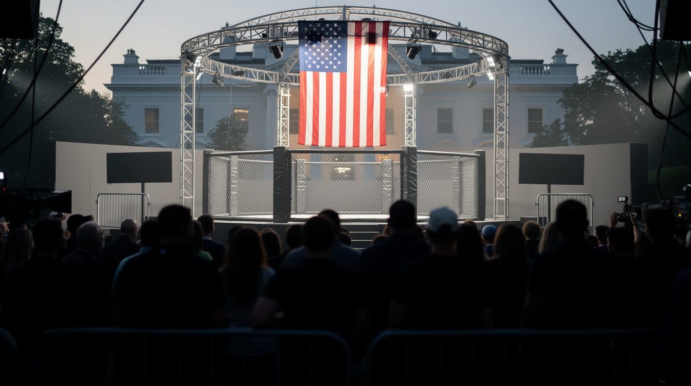 Un tribunal américain autorise les combats en cage devant la Maison-Blanche pour le 80e anniversaire de Trump