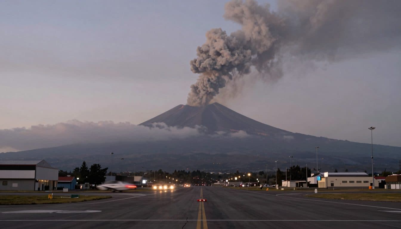 L'éruption de l'Etna entraîne la fermeture temporaire de l'aéroport de Catane